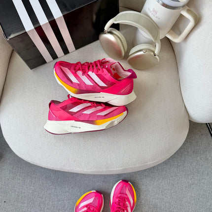 Ad Adizero Adios Pro 3 Pink Off White Amarelo