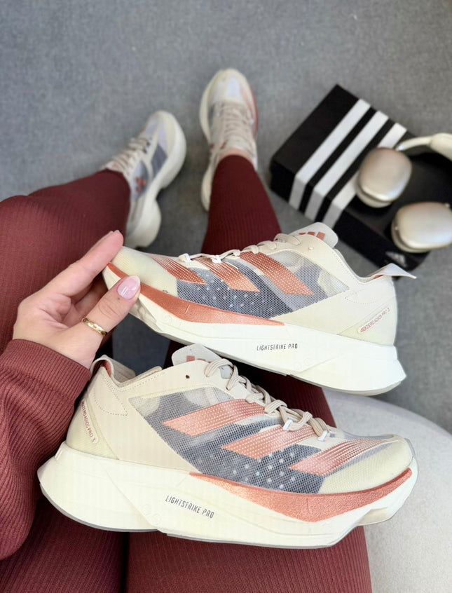 Ad Adizero Adios Pro 3 Off White Bronze