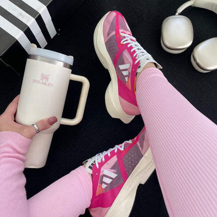 Ad Adizero Adios Pro 3 Pink Branco Laranja