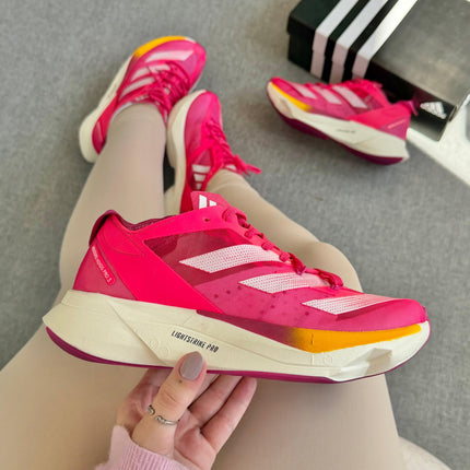Ad Adizero Adios Pro 3 Pink Off White Amarelo
