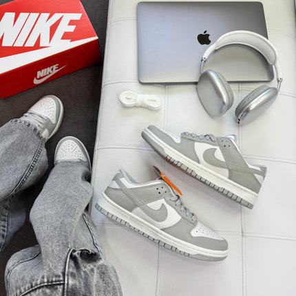 Nk Dunk Low Branco Cinza