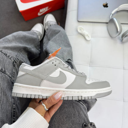 Nk Dunk Low Branco Cinza