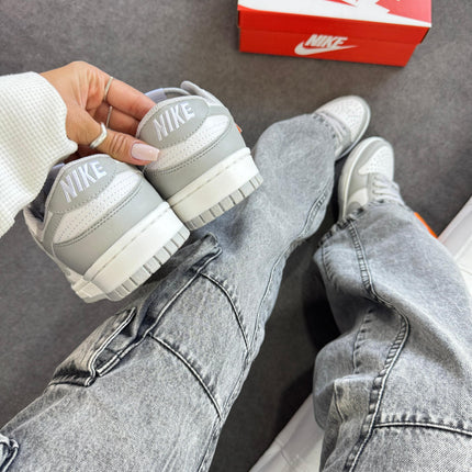 Nk Dunk Low Branco Cinza