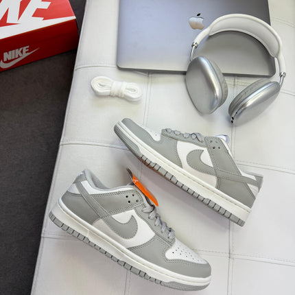 Nk Dunk Low Branco Cinza