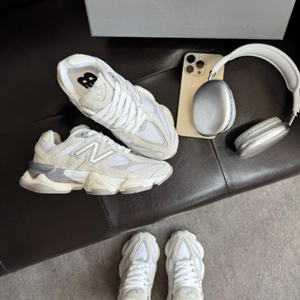 NB 9060 Cinza Branco Couro