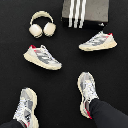 Ad Adizero Adios Pro 3 Branco Preto Vermelho