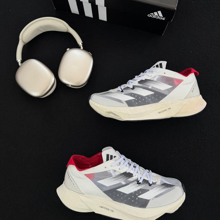 Ad Adizero Adios Pro 3 Branco Preto Vermelho