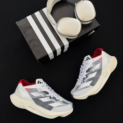 Ad Adizero Adios Pro 3 Branco Preto Vermelho