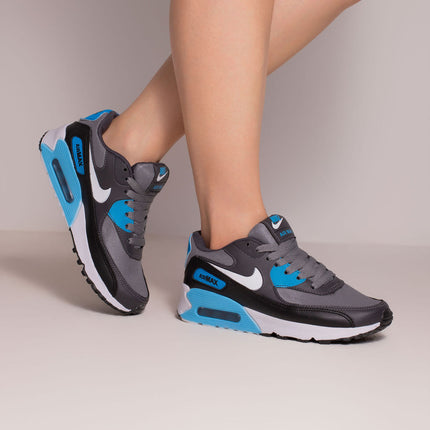 Nk Air Max 90 Grafite Azul